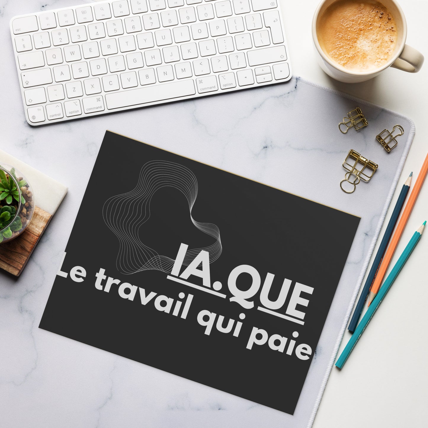 Bloc note IA que le travail qui paie